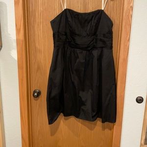 David’s Bridal Strapless bridesmaid dress